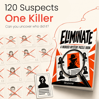 Eliminate - 150 Clues. 36 Suspects. 1 Killer.