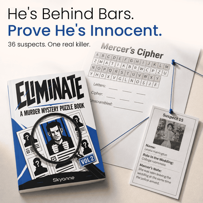Eliminate - 150 Clues. 36 Suspects. 1 Killer.